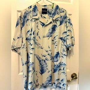 Tommy Bahama button down shirt in like new condition- size 2XL